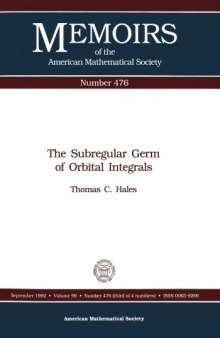 The Subregular Germ of Orbital Intervals