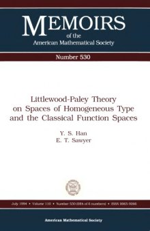 Littlewood-Paley theory on spaces of homogeneous type and the classical function spaces