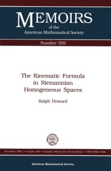 The Kinematic Formula in Riemannian Homogeneous Spaces