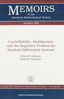 Controllability, Stabilization, and the Regulator Problem for Random Differential Systems