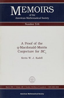 A Proof of the Q-Macdonald-Morris Conjecture for Bcn