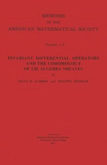 Invariant Differential Operators and the Cohomology of Lie Algebra Sheaves