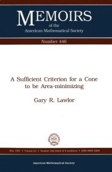 A Sufficient Criterion for a Cone to Be Area-Minimizing