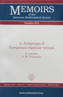 A1 Subgroups of Exceptional Algebraic Groups