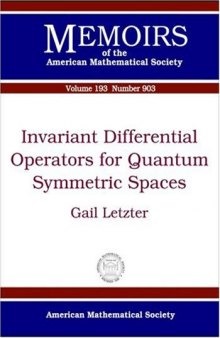 Invariant Differential Operators for Quantum Symmetric Spaces