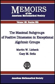 The Maximal Subgroups of Positive Dimension in Exceptional Algebraic Groups