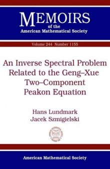 An Inverse Spectral Problem Related to the Geng-xXe Two-Component Peakon Equation