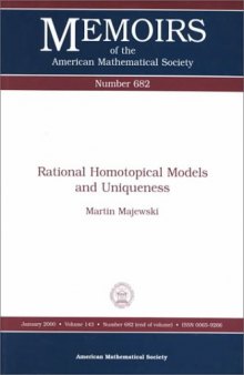 Rational Homotopical Models and Uniqueness