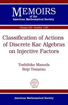 Classification of Actions of Discrete Kac Algebras on Injective Factors