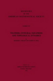 Volterra Integral Equations and Topological Dynamics