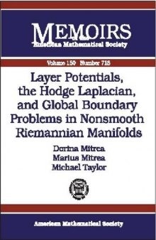 Layer Potentials, the Hodge Laplacian, and Global Boundary Problems in Nonsmooth Reimannian Manifolds