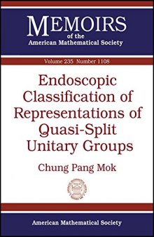 Endoscopic Classification of Representations of Quasi-split Unitary Groups
