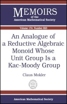 An Analogue Of A Reductive Algebraic Monoid Whose Unit Group Is A Kac-moody Group