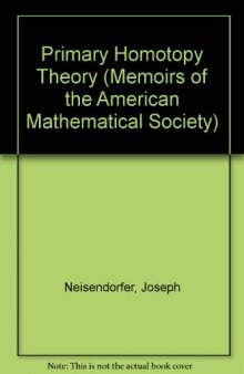 Primary Homotopy Theory