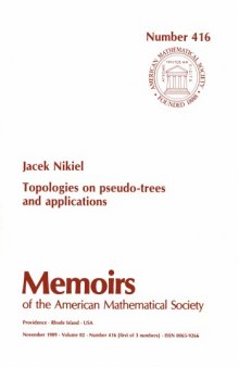 Topologies on Pseudo Trees and Applications