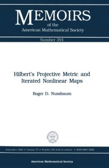 Hilbert’s Projective Metric and Iterated Nonlinear Maps