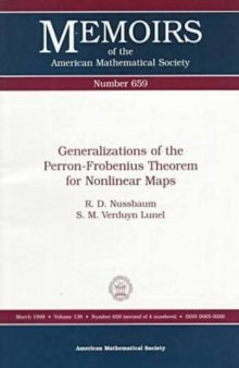 Generalizations of the Perron-Frobenius Theorem for Nonlinear Maps