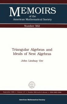 Triangular Algebras and Ideals of Nest Algebras