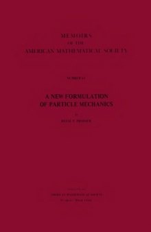 A new formulation of particle mechanics
