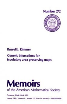 Generic Bifurcations for Involutory Area Preserving Maps