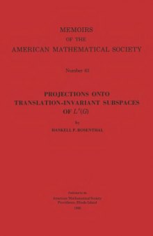 Projections Onto Translation-invariant Subspaces of Lp G