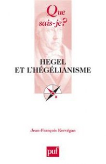 Hegel et l’hegelianisme
