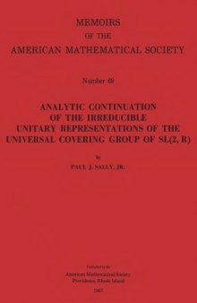 Analytic Continuation of the Irreducible Unitary Representation of the Universal Covering Group of Sl