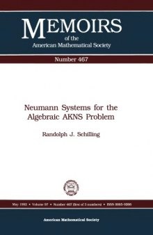 Neumann Systems for the Algebraic Akns Problem
