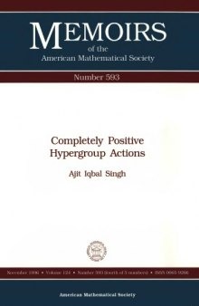 Completely Positive Hypergroup Actions