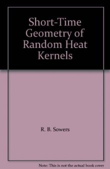 Short-Time Geometry of Random Heat Kernels