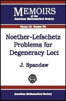 Noether-lefschetz Problems For Degeneracy Loci