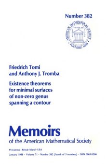Existence Theorems for Minimal Surfaces of Non-Zero Genus Spanning a Contour