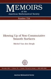 Blowing up of non-commutative smooth surfaces