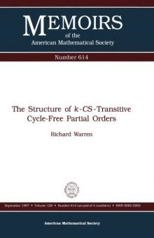 The Structure of K-Cs-Transitive Cycle-Free Partial Orders