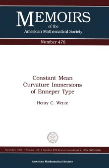 Constant Mean Curvature Immersions of Enneper Type