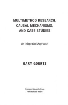 Multimethod Research, Causal Mechanisms and Case Studies: An Integrated Approach
