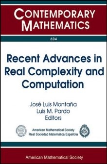 Recent Advances in Real Complexity and Computation