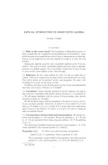 Math 603: Introduction to commutative algebra [Lecture notes]