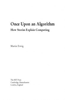Once upon an Algorithm. How Stories explain Computing