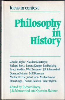 Philosophy in History: Essays in the Historiography of Philosophy