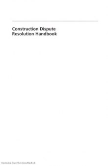 Engineers’ Dispute Resolution Handbook