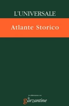Atlante storico. Cronologia della storia universale