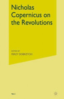 Nicholas Copernicus on the Revolutions