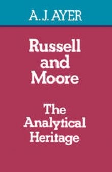 Russell and Moore: The Analytical Heritage