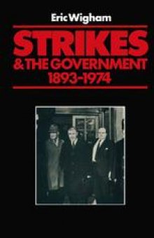 Strikes and the Government 1893–1974