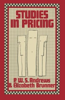 Studies in Pricing