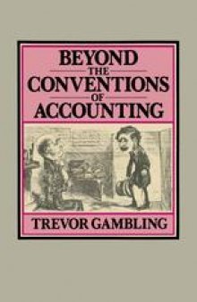 Beyond the Conventions of Accounting