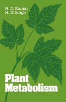 Plant Metabolism