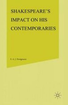 Shakespeare’s Impact on his Contemporaries