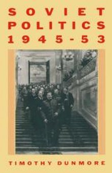 Soviet Politics, 1945–53